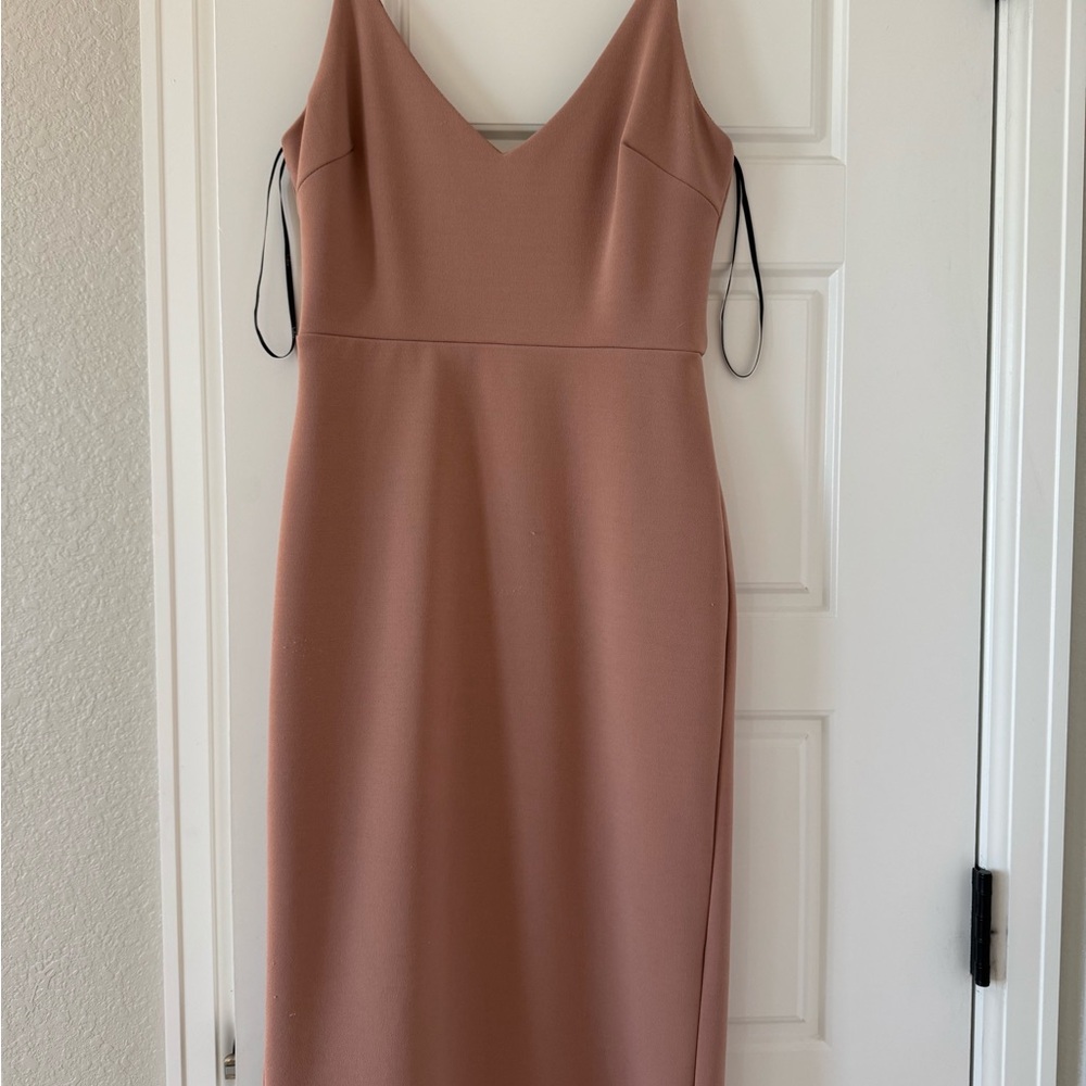 Lulu's Blush Midi Dress